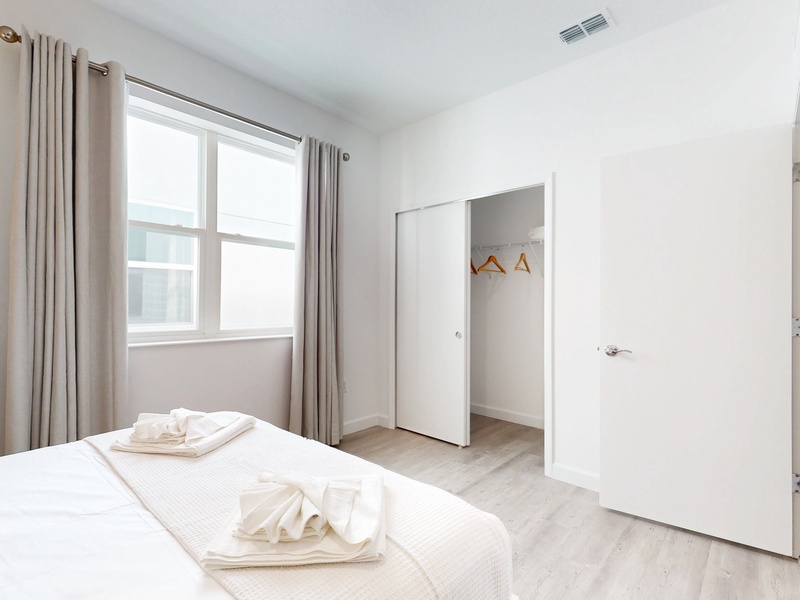 Relax in our high-quality beds after an exciting day at the parks.