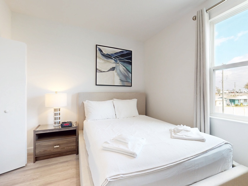 Relax in our high-quality beds after an exciting day at the parks.