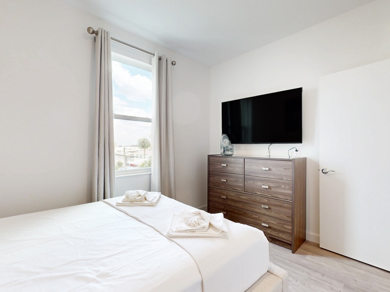 Relax in our high-quality beds after an exciting day at the parks.