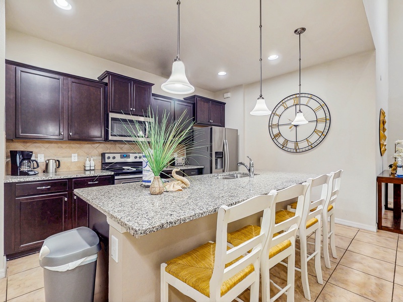 Kitchen Island with seating for 4