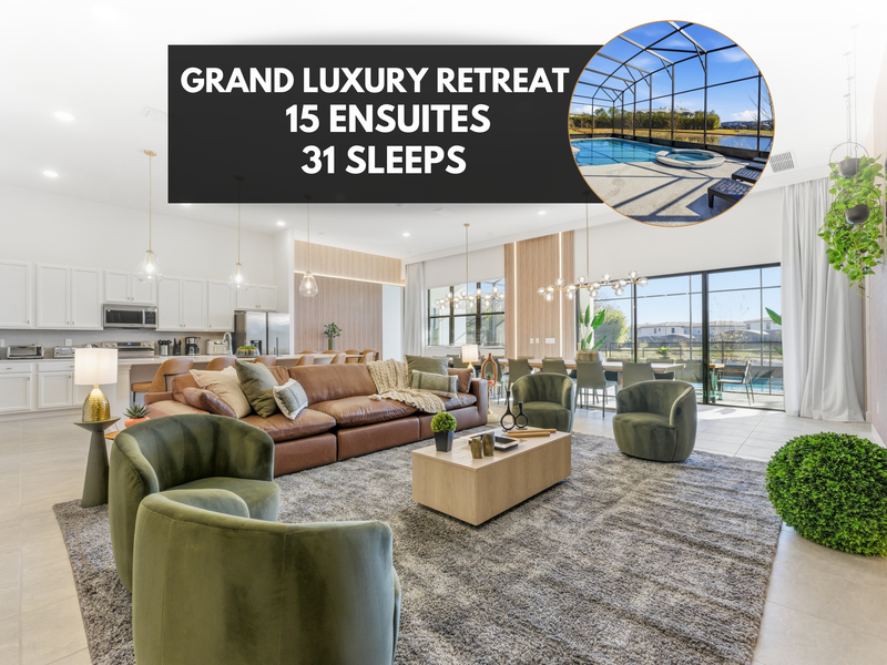 Stay at our brand-new 15-ensuite home, perfect for groups and families.