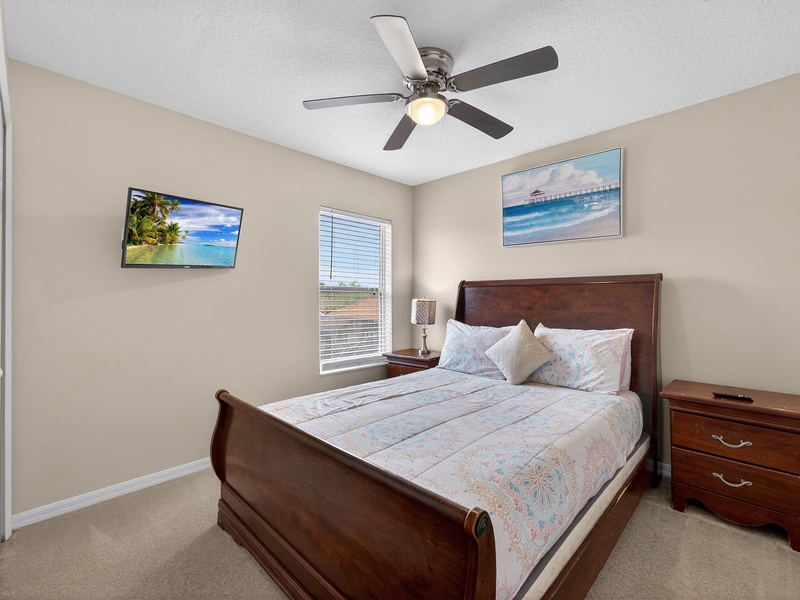 Each bedroom comes with its own TV for your convenience.