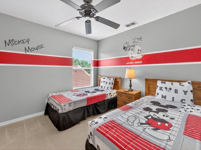 Each bedroom comes with its own TV for your convenience.