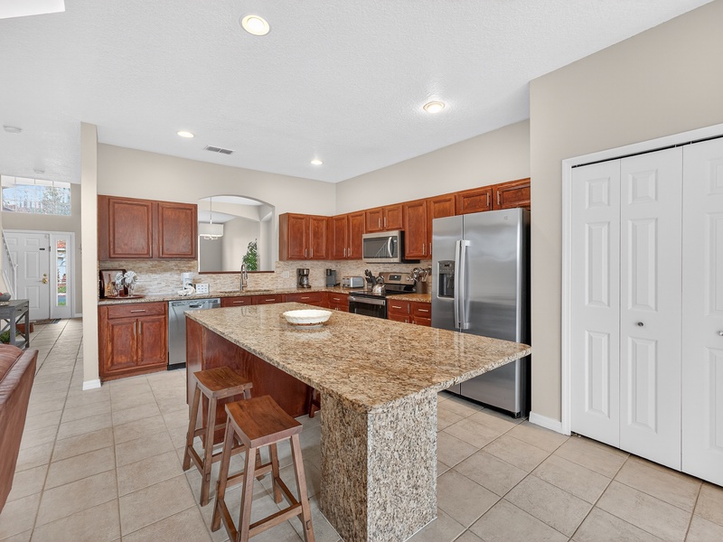 Cook with ease in our fully equipped kitchens, complete with all the essentials for your meals.