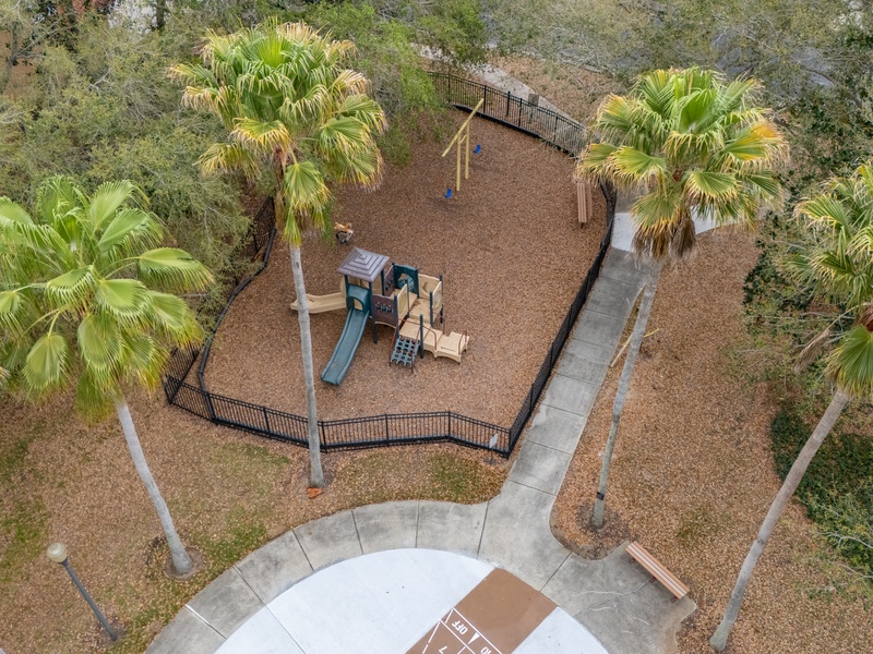 Kids will love spending time at the playground, perfect for outdoor fun.