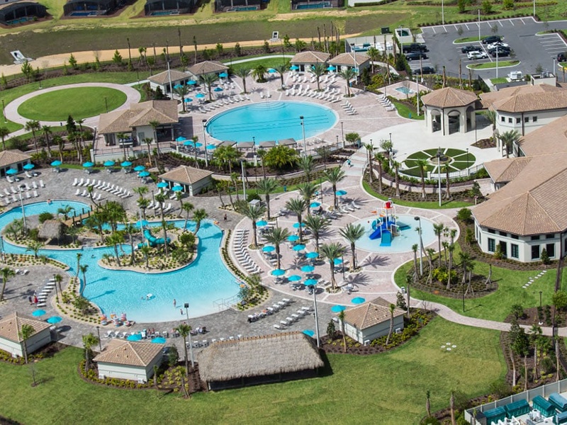Located in Champions Gate Resort with access to top amenities including a pool, water slides, mini golf, splash playground, and more!