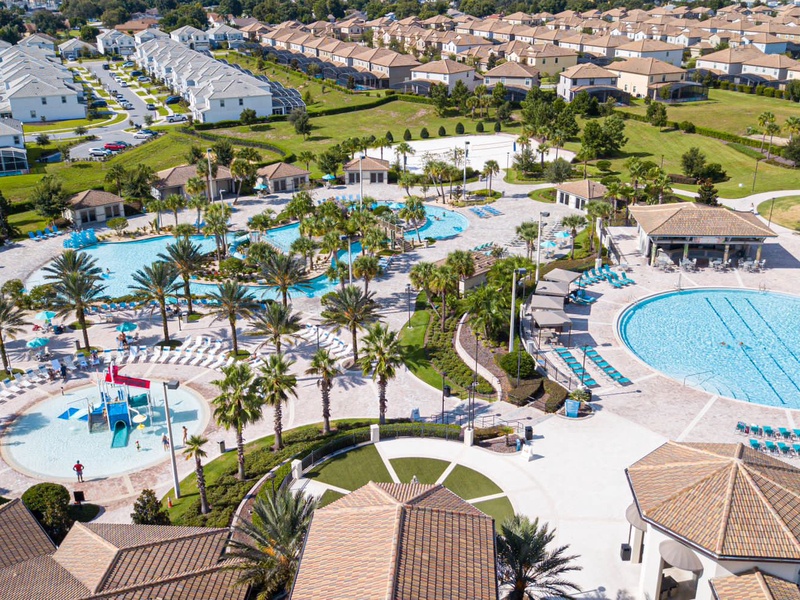 Resort-style living: Enjoy access to the expansive pool area for endless fun.