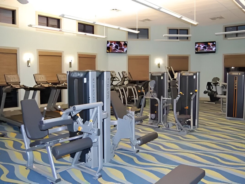 Full vacation experience: Stay fit on vacation at the fitness center.