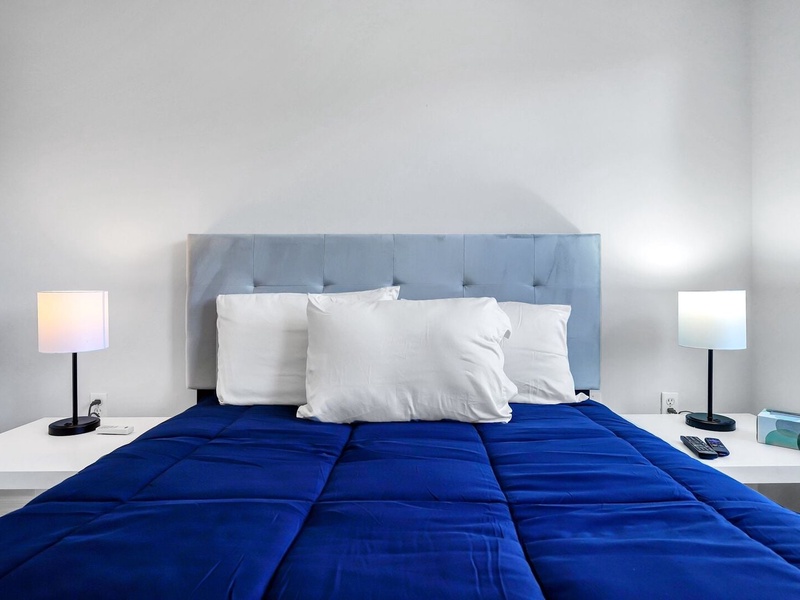Rest in our High Quality beds, right after a long day in the parks!