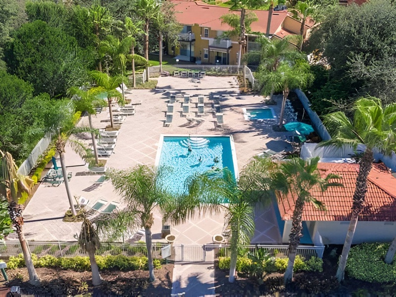 Perfect for families and groups, enjoy access to resort-style facilities, like a heated pool, tennis courts, fitness center, walking trails, and more!