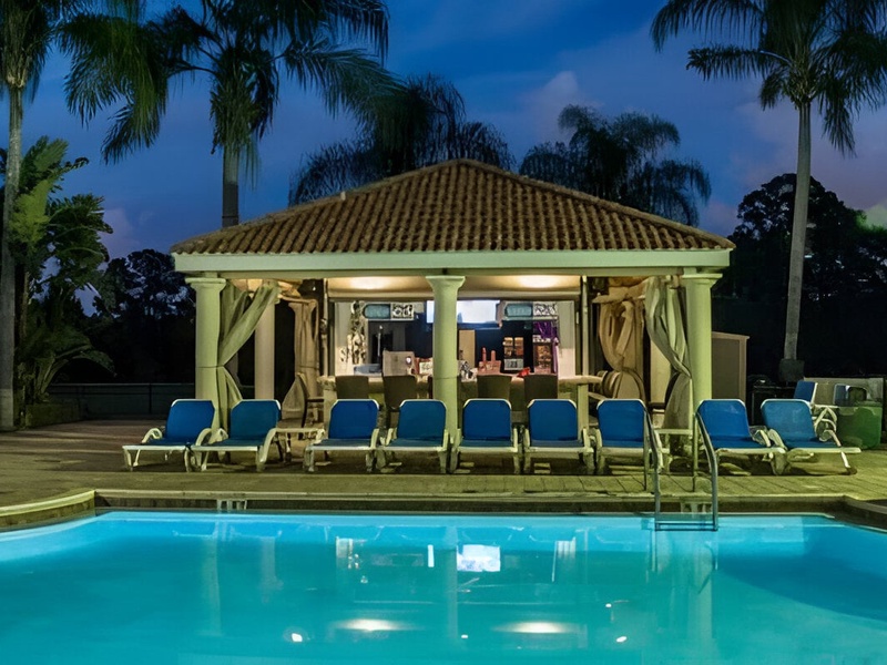 Enjoy the Florida sun and take a refreshing dip at the resort's pool.