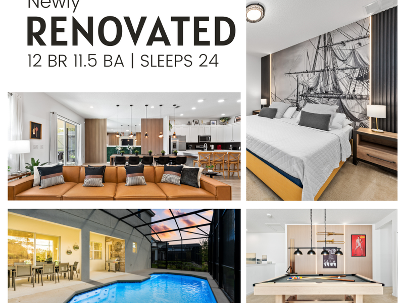 Enjoy your holidays in this newly renovated 12-bedroom, 11.5-bathroom home.