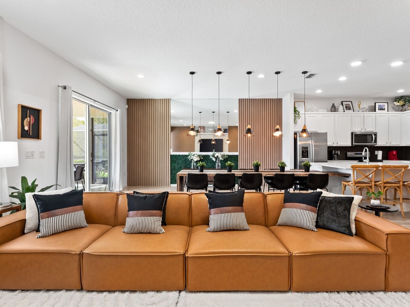 Spaces that create the perfect setting for socializing during the holidays.
