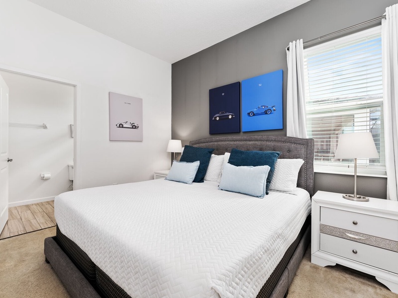 Relax in our high-quality beds after an exciting day at the parks.