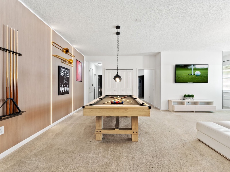 Challenge your friends and family to a fun game of pool!