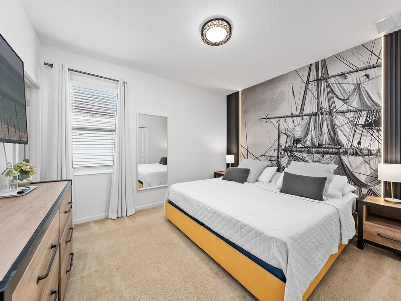 Relax in our high-quality beds after an exciting day at the parks.