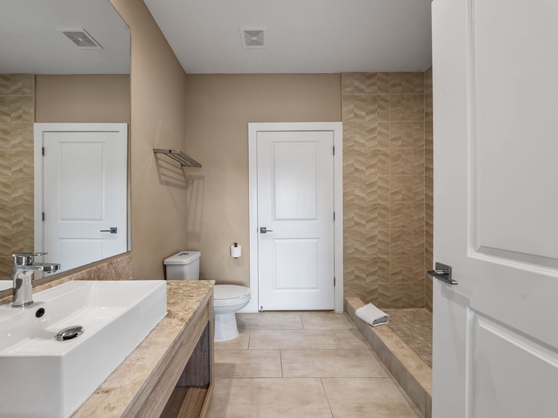 Beautiful, high-quality ensuite bathrooms.