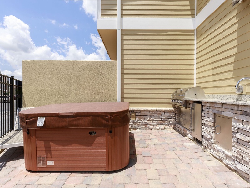 Relax and recharge in the soothing hot tub after a long day of adventure.