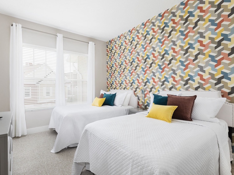 Each bedroom comes with its own full bathroom.