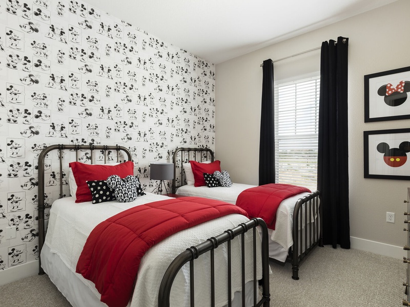Each bedroom comes with its own full bathroom.