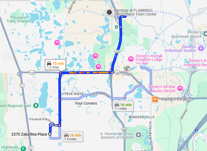 Located less than a 20-minute drive from Orlando's top attractions.