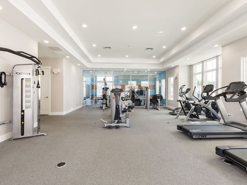 Need to work out during your stay? There is also a fitness center at the resort.