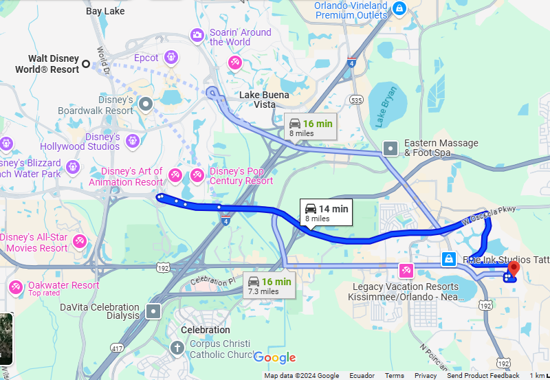 Located a 10- to 15- minute drive from Orlando's most popular attractions.
