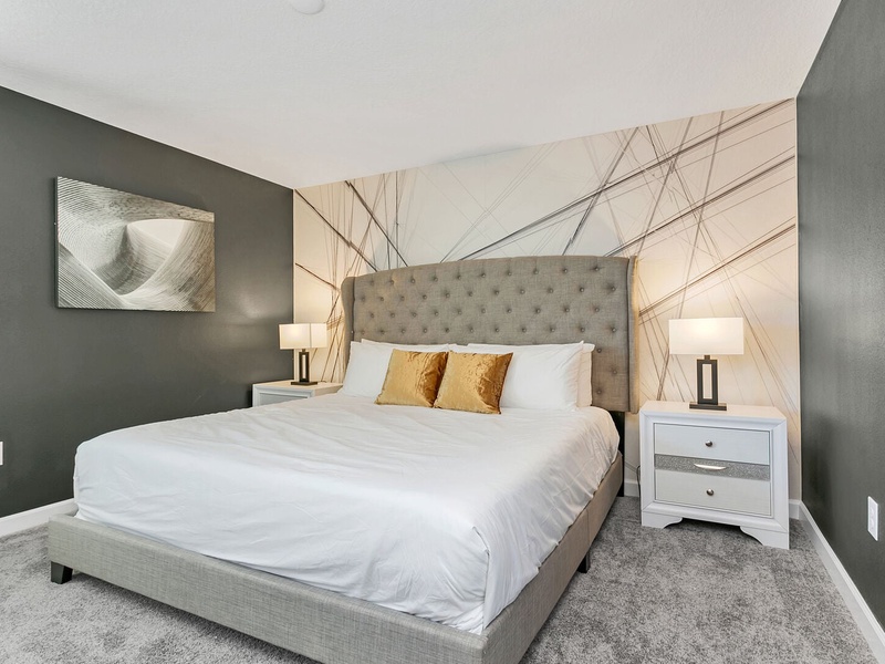 Rest in our High Quality beds, right after a long day in the parks!