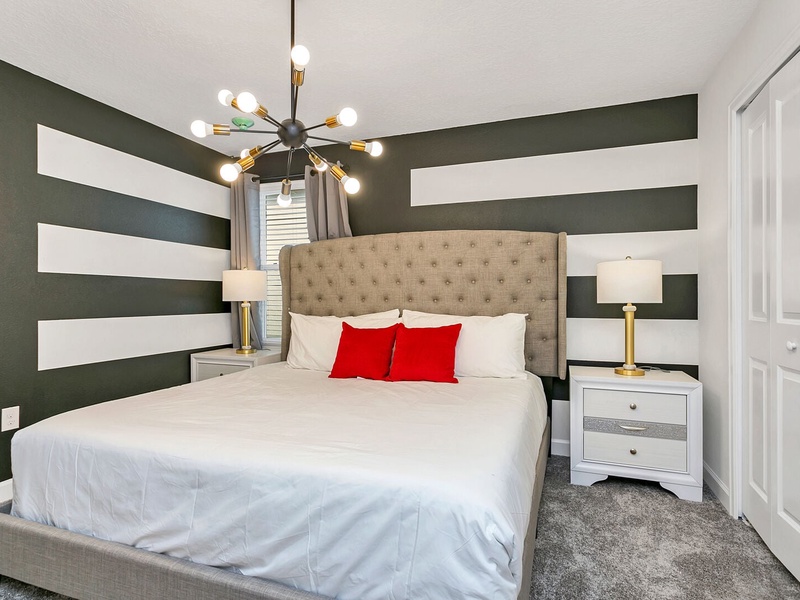 Rest in our High Quality beds, right after a long day in the parks!