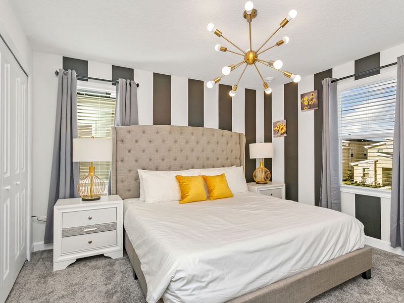 Rest in our High Quality beds, right after a long day in the parks.