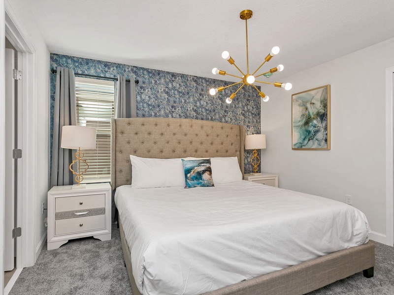 Rest in our High Quality beds, right after a long day in the parks.