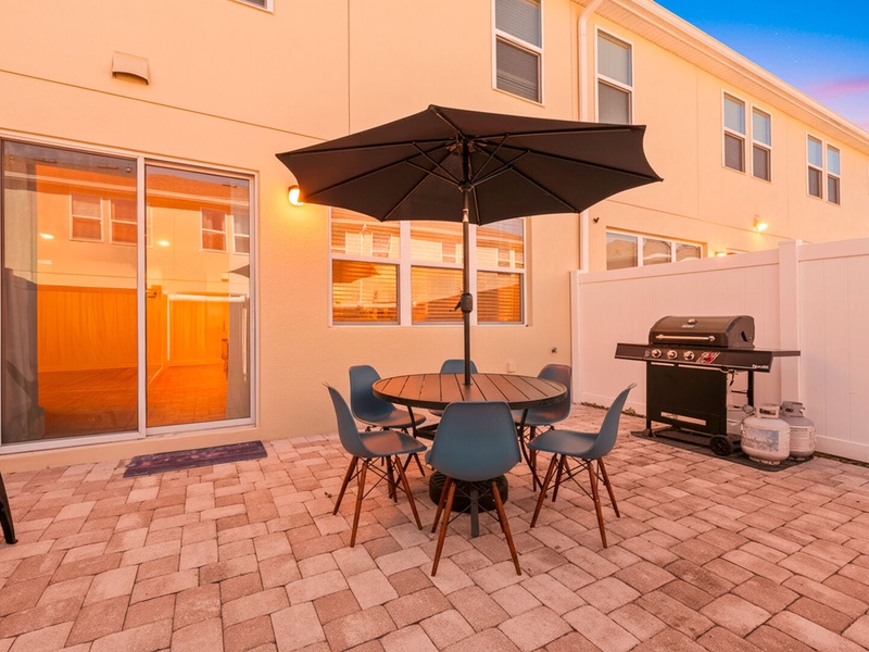 Start your day with a fresh cup of coffee while enjoying the peaceful outdoor space.