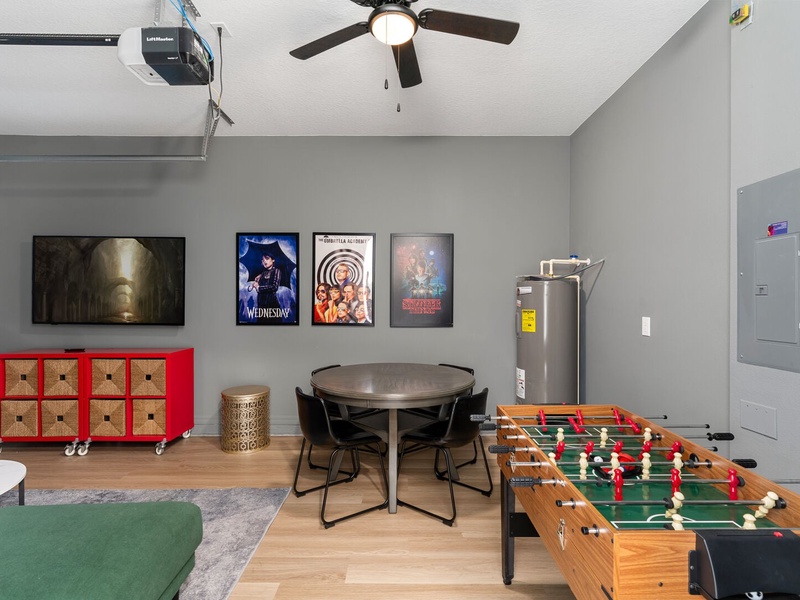 Gather your friends and family for some friendly competition at our game room.