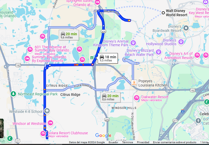 Located just a 15- to 20-minute drive from Orlando's most popular attractions.