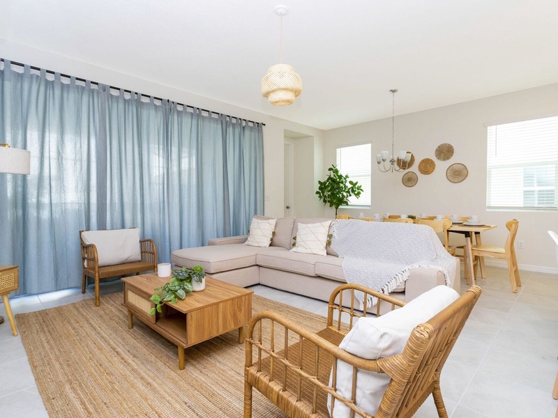 There is plenty of space to gather, relax and enjoy quality time together.