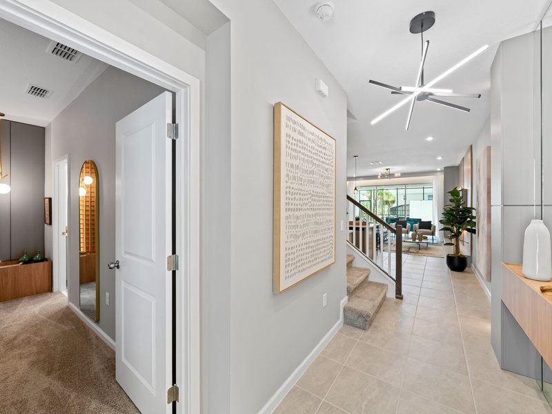 Featuring contemporary finishes for a clean, upscale look