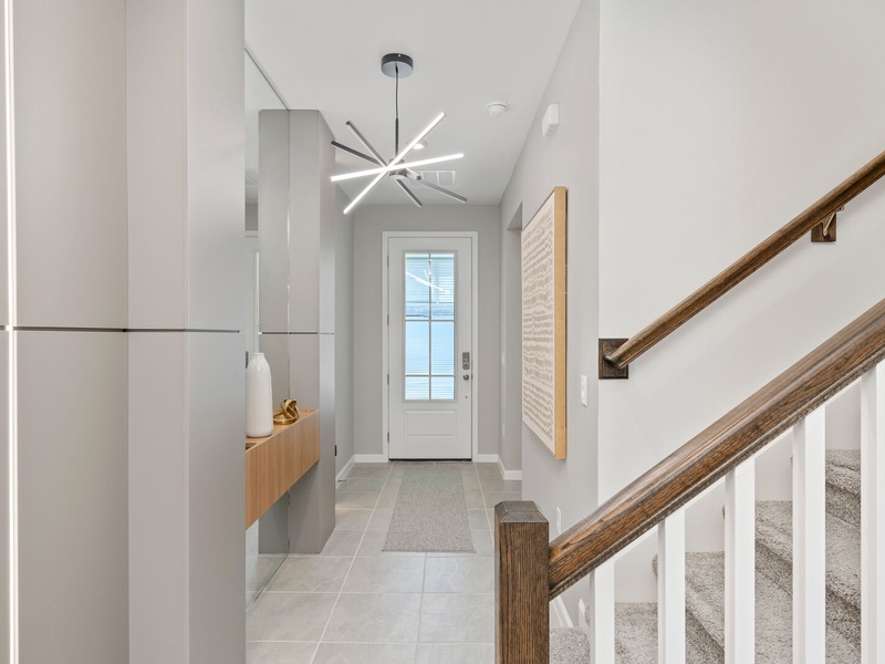 Featuring contemporary finishes for a clean, upscale look