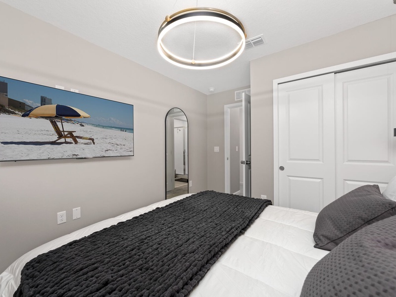 Each bedroom includes its own TV for added comfort and privacy.