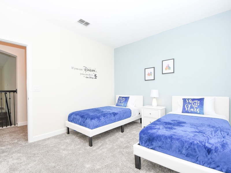 All five bedrooms are comfortably furnished.