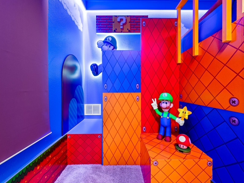 Power up in the Mario Bros room, where every corner is packed with playful surprises!