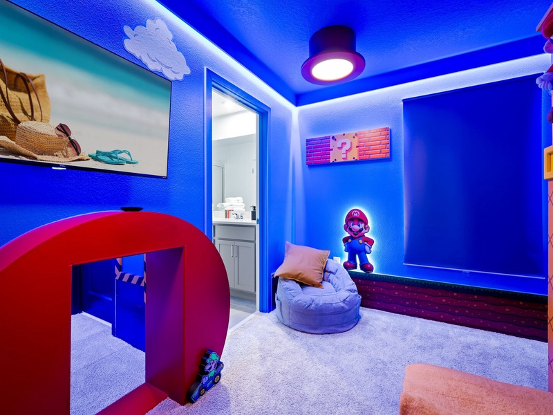 Each bedroom includes its own TV for added comfort and privacy.