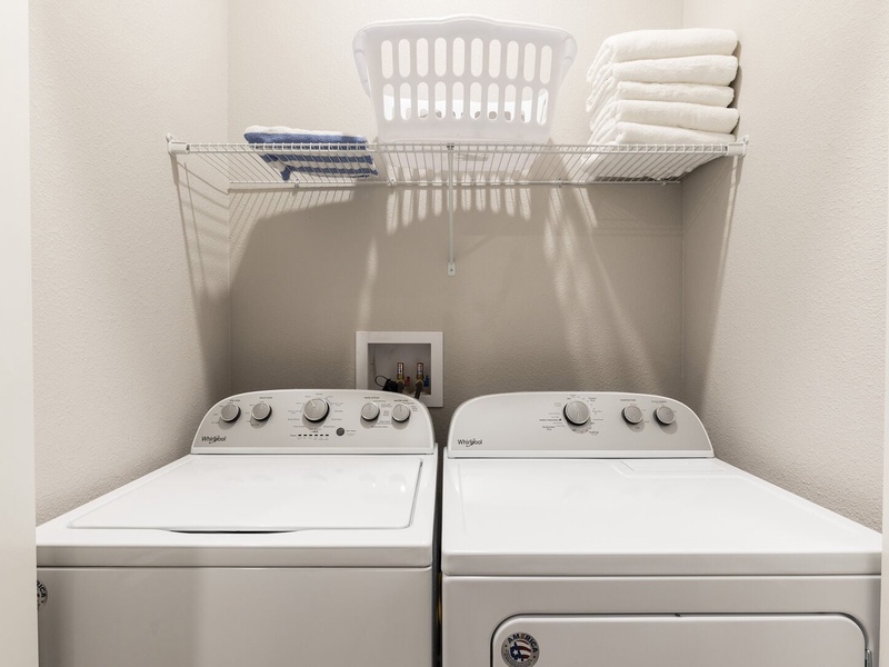 Need to wash? You have it all inside the home!