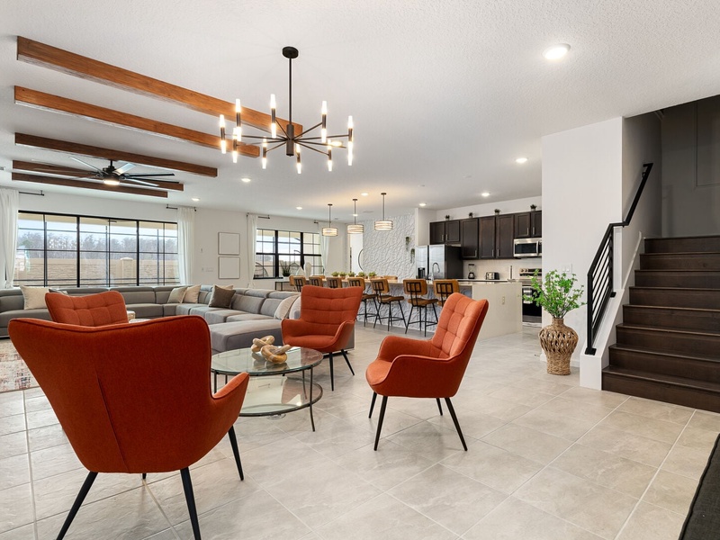 Spacious living areas for you to enjoy with your family and friends.