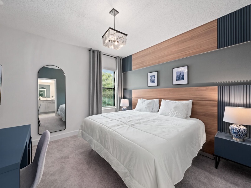 Each bedroom features comfortably appointed beds, a work desk, TV, keypad lock, personal safe, mini bar and a private ensuite bathroom.