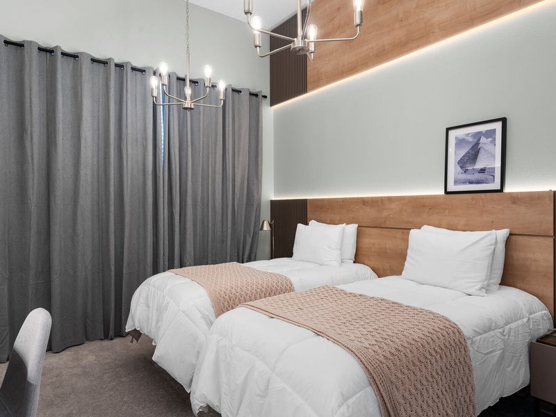 Rest in our high-quality beds after a long day at the parks or meetings, comfort you can count on!
