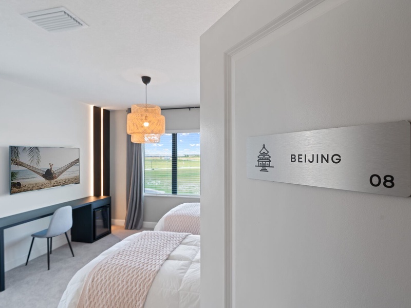 Each rooms comes with dedicated workspace with a desk and comfortable seating, perfect for remote work or catching up on emails.