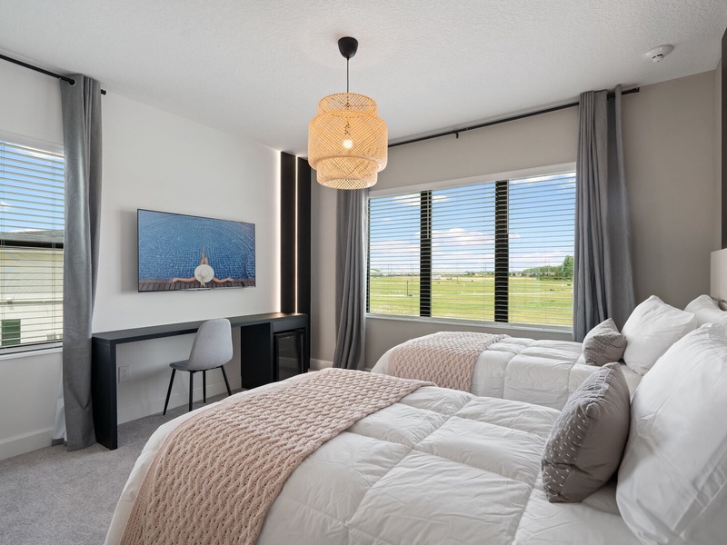 Each bedroom features comfortably appointed beds, a work desk, TV, keypad lock, personal safe, mini bar and a private ensuite bathroom.