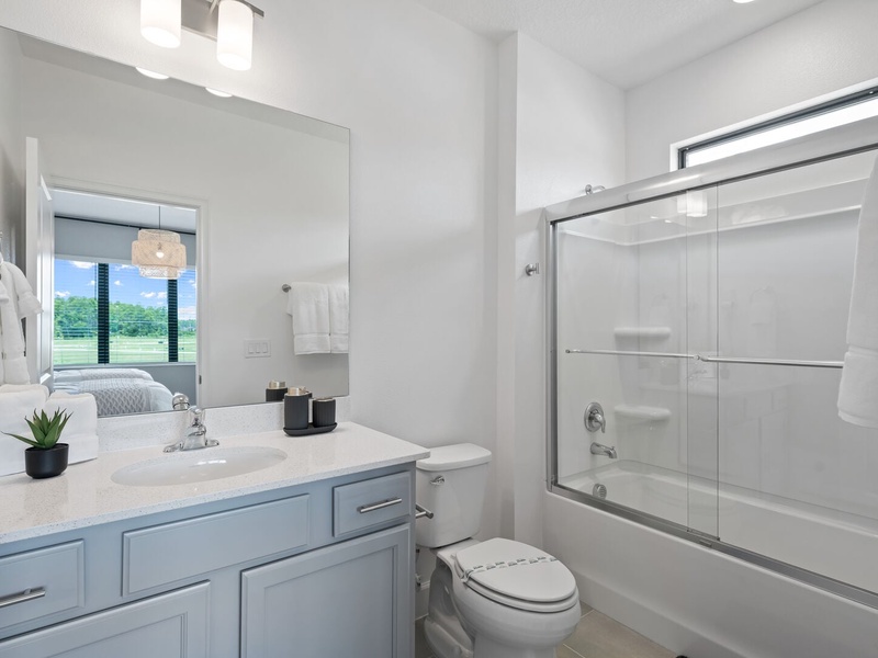 Beautiful, high-quality bathrooms with elegant finishes, designed for comfort and convenience.