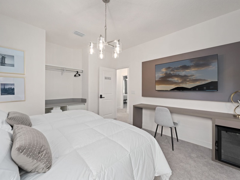 Each bedroom features comfortably appointed beds, a work desk, TV, keypad lock, personal safe, mini bar and a private ensuite bathroom.