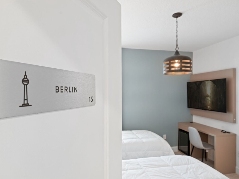 Each rooms comes with dedicated workspace with a desk and comfortable seating, perfect for remote work or catching up on emails.
